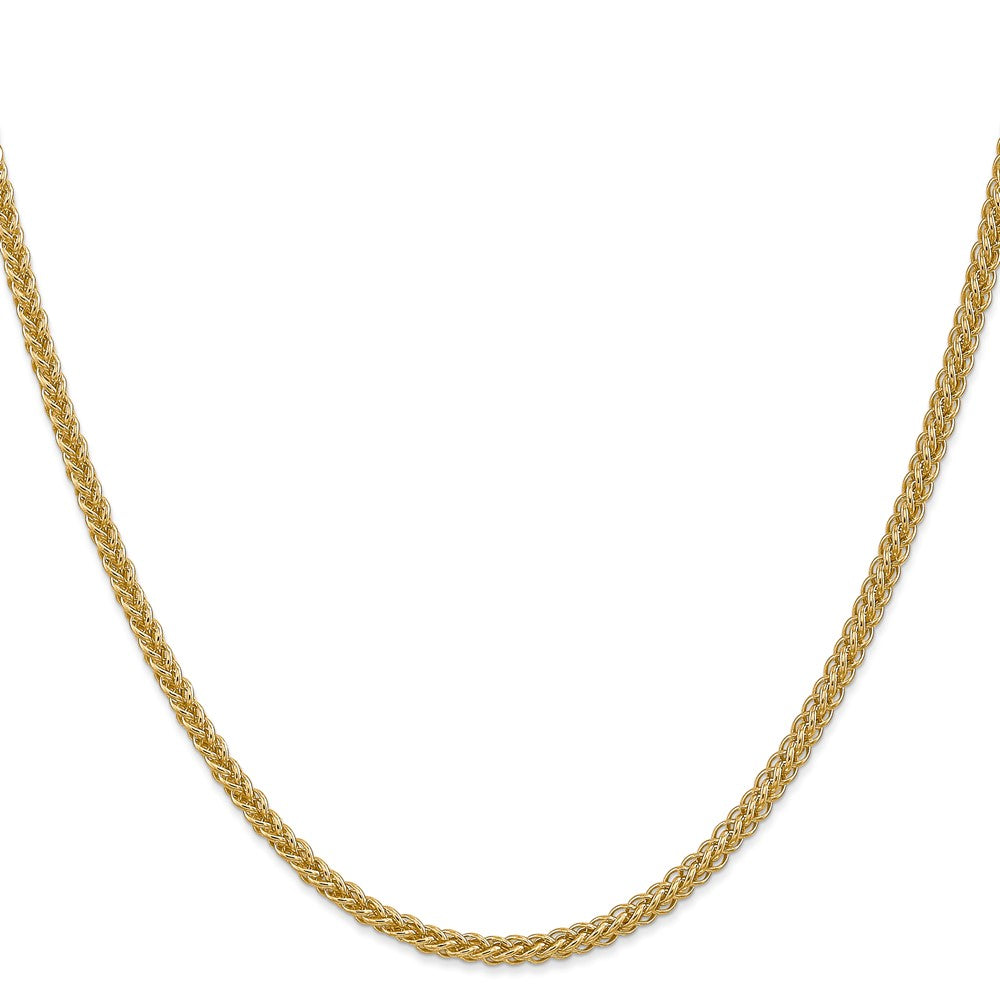 Shop 14K Gold 18-Inch 2.6mm Semi-Solid Wheat Chain - Stylish & Affordable!