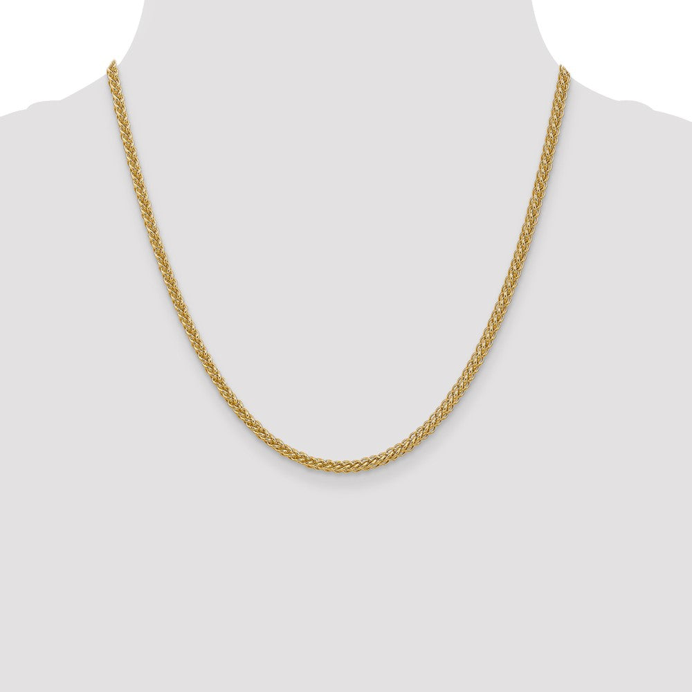 Shop Stylish 14K Gold 20-Inch 2.6mm Wheat Chain - Luxury Design & Affordability