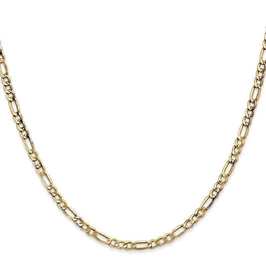 Buy Stylish 14K Gold 24-Inch 3.5mm Figaro Chain | Exclusive Lobster Clasp