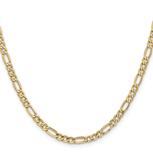 Exclusive 14K Gold 26-Inch Figaro Chain 4.2mm - Stylish & Affordable Luxury