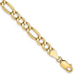 Shop Stylish 14K Gold 7-Inch Figaro Bracelet - 5.75mm Links, Luxury Accessory-7