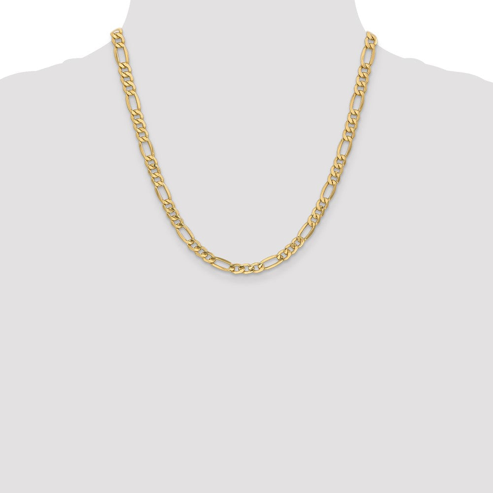 Shop Luxury 14K Gold 20-Inch Figaro Chain, 6.25mm - Stylish & Affordable