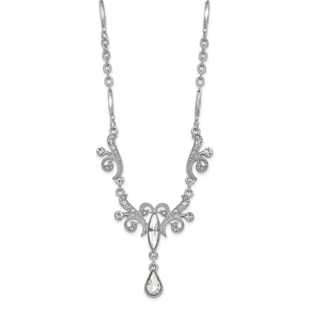 Buy Exclusive Vintage-Inspired Teardrop Necklace with Swarovski Crystals