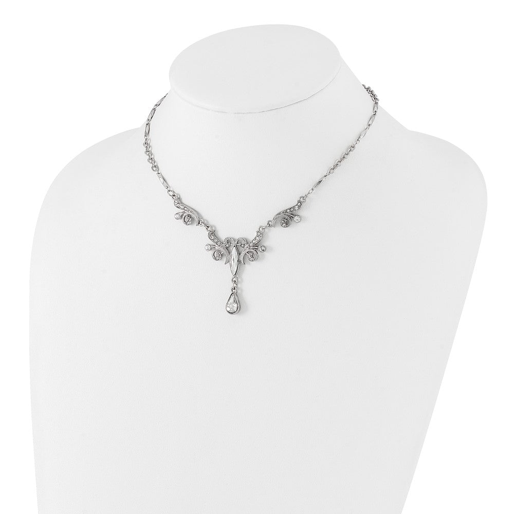 Buy Exclusive Vintage-Inspired Teardrop Necklace with Swarovski Crystals