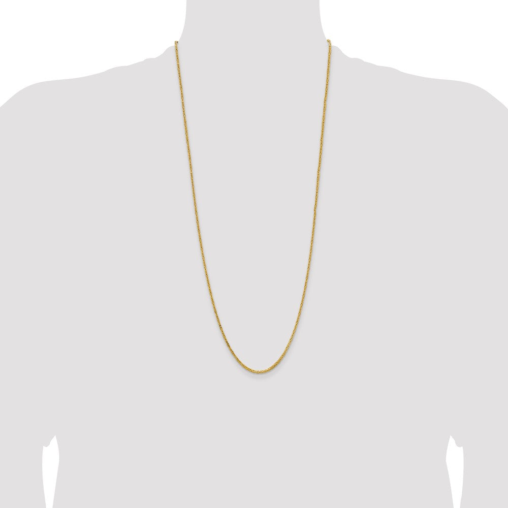 Exclusive 14K Gold 30-Inch Byzantine Chain - Stylish 2mm Design, Luxury Value
