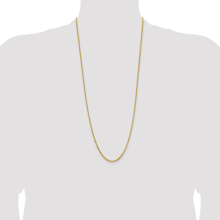 Exclusive 14K Gold 30-Inch Byzantine Chain - Stylish 2mm Design, Luxury Value-4