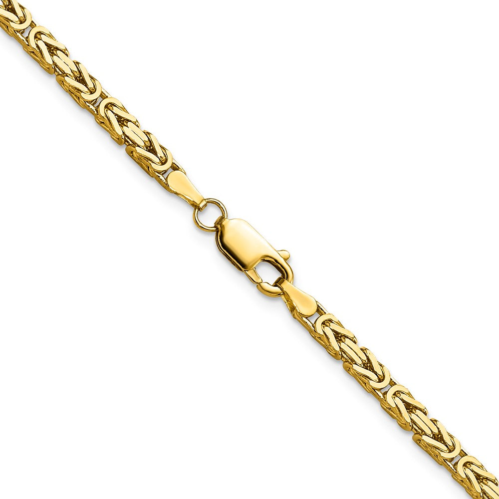 Shop Stylish 14K Gold 18-Inch Byzantine Chain - 2.5mm, Luxury Lobster Clasp