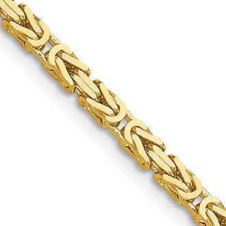 Buy Exclusive 14K Gold 22-Inch 2.5mm Byzantine Chain - Stylish & Affordable!