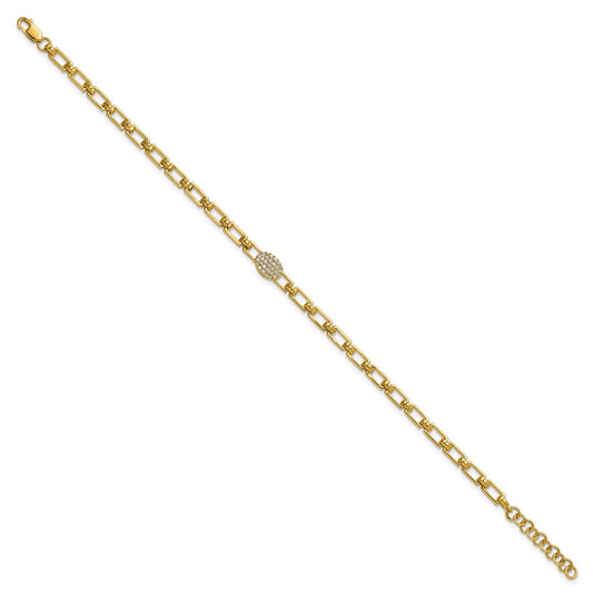 Buy Stylish YG Sterling Silver Cubic Zirconia Bracelet - Affordable Luxury Accessory