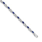 Order Exclusive 14K White Gold Infinity Bracelet with Diamonds & Sapphires-1