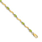 Shop 14K Gold Fancy Diamond & Peridot Bracelet - Stylish Luxury Jewelry-1
