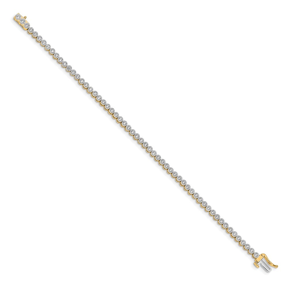 Shop Exclusive 14K Gold Diamond Tennis Bracelet - Stylish & Affordable Luxury