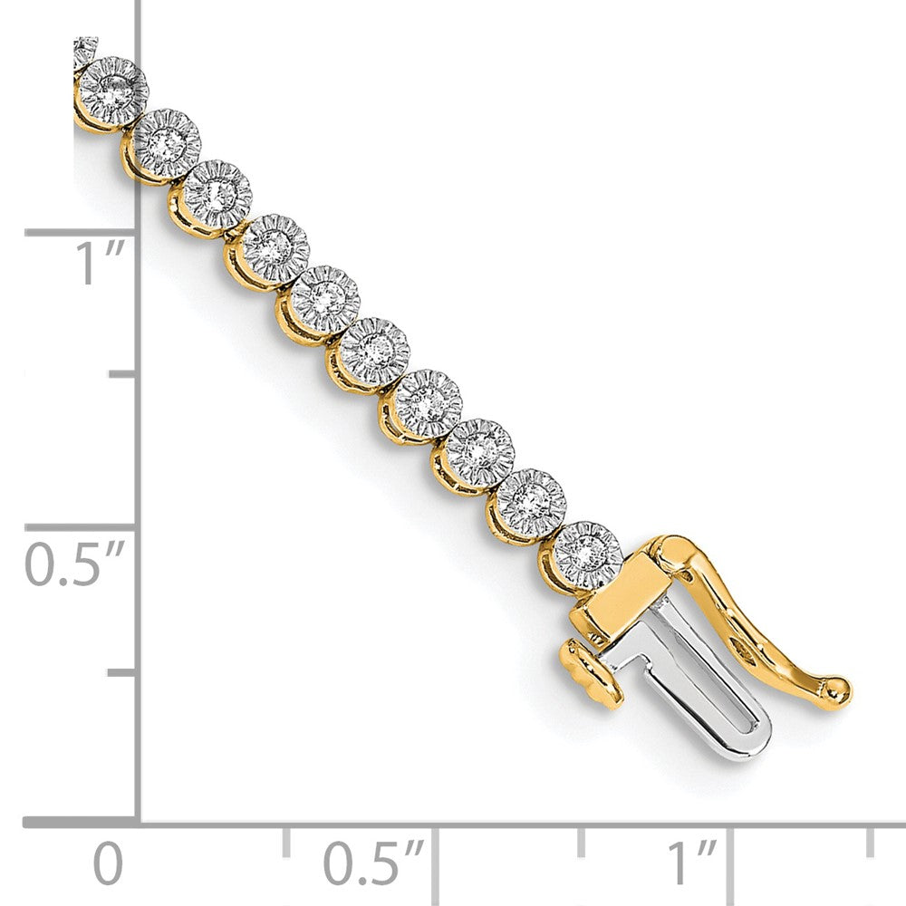 Shop Exclusive 14K Gold Diamond Tennis Bracelet - Stylish & Affordable Luxury
