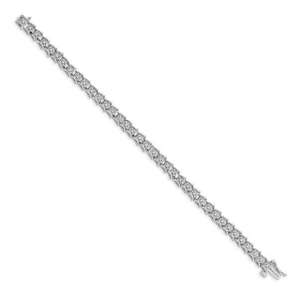 14K White Gold Diamond Elegance Bracelet - Style GR1-1016461