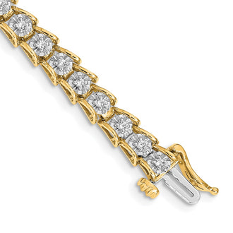 Exclusive 14K Gold Diamond Bracelet - Stylish Design, Affordable Luxury