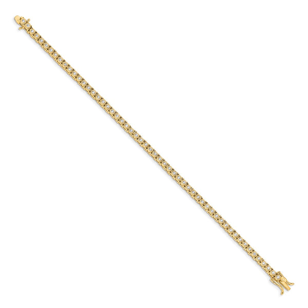 14K Diamond Bracelet with Illusion Setting - Style GR1-1001837