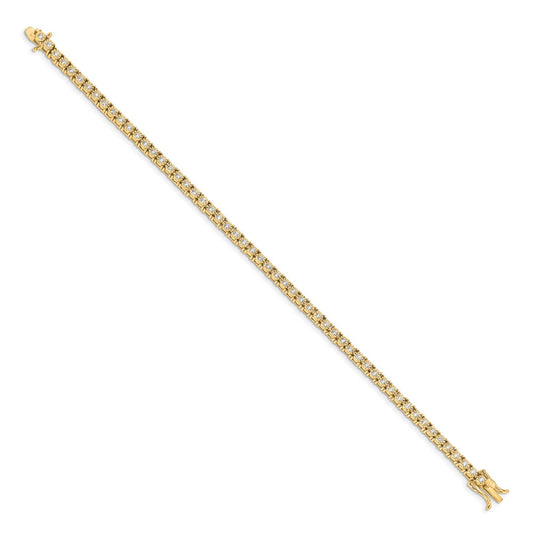 Exclusive 14K Diamond Bracelet with Illusion Setting - Stylish Luxury Jewelry