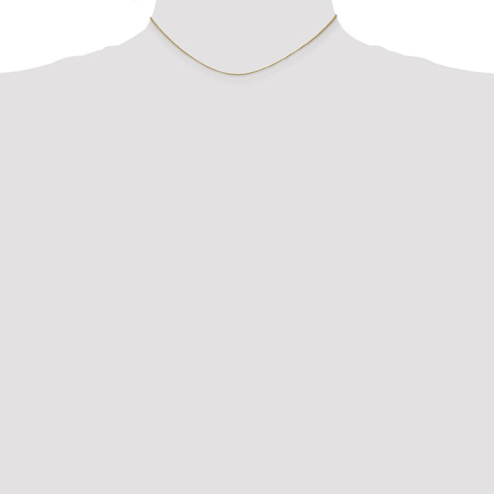 Shop Stylish 14K Gold 14-Inch Box Chain, 0.7mm - Luxury Lobster Clasp!-3