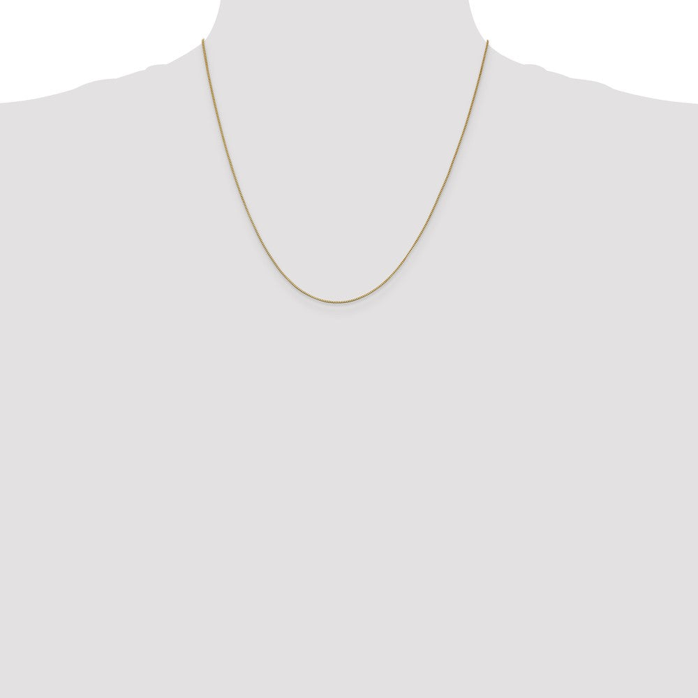 Exclusive 14K Gold 20-Inch Box Chain, 0.7mm - Stylish & Durable Design