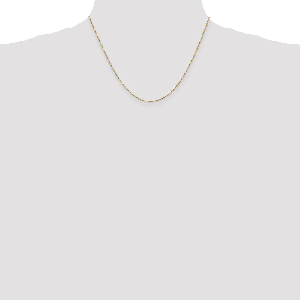 High-Quality 14K Gold 18-Inch .9mm Box Chain - Stylish & Affordable Value!