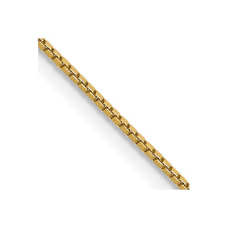 Shop Stylish 14K Gold .9mm Box Chain - 14-Inch Luxury with Spring Ring Clasp