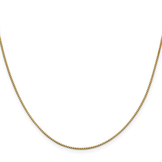 Shop Stylish 14K Gold .95mm Box Chain 14-Inch with Lobster Clasp - Luxury Value!