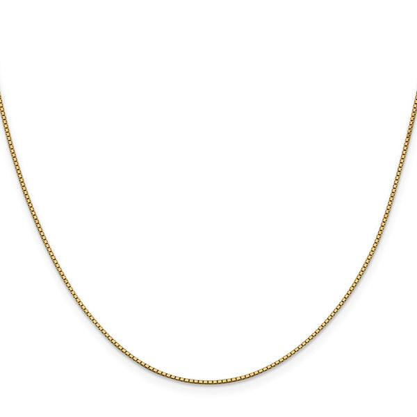 14K Gold 30-Inch .95mm Box Chain with Lobster Clasp
