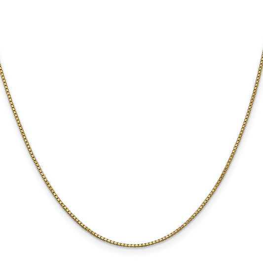 Buy Stylish 28-Inch 1mm 14K Gold Box Chain with Lobster Clasp - Affordable Luxury