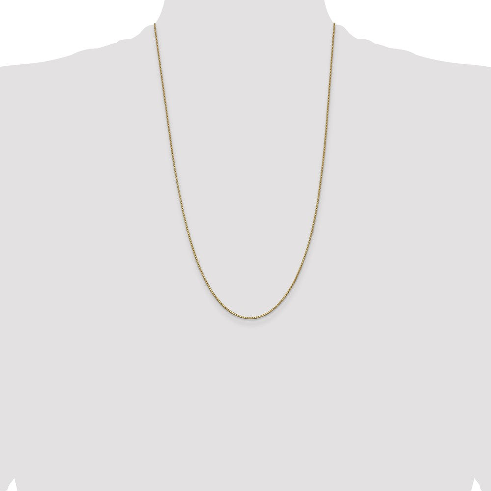 Shop Exclusive 14K Gold 26-Inch 1mm Box Chain - Stylish Lobster Clasp