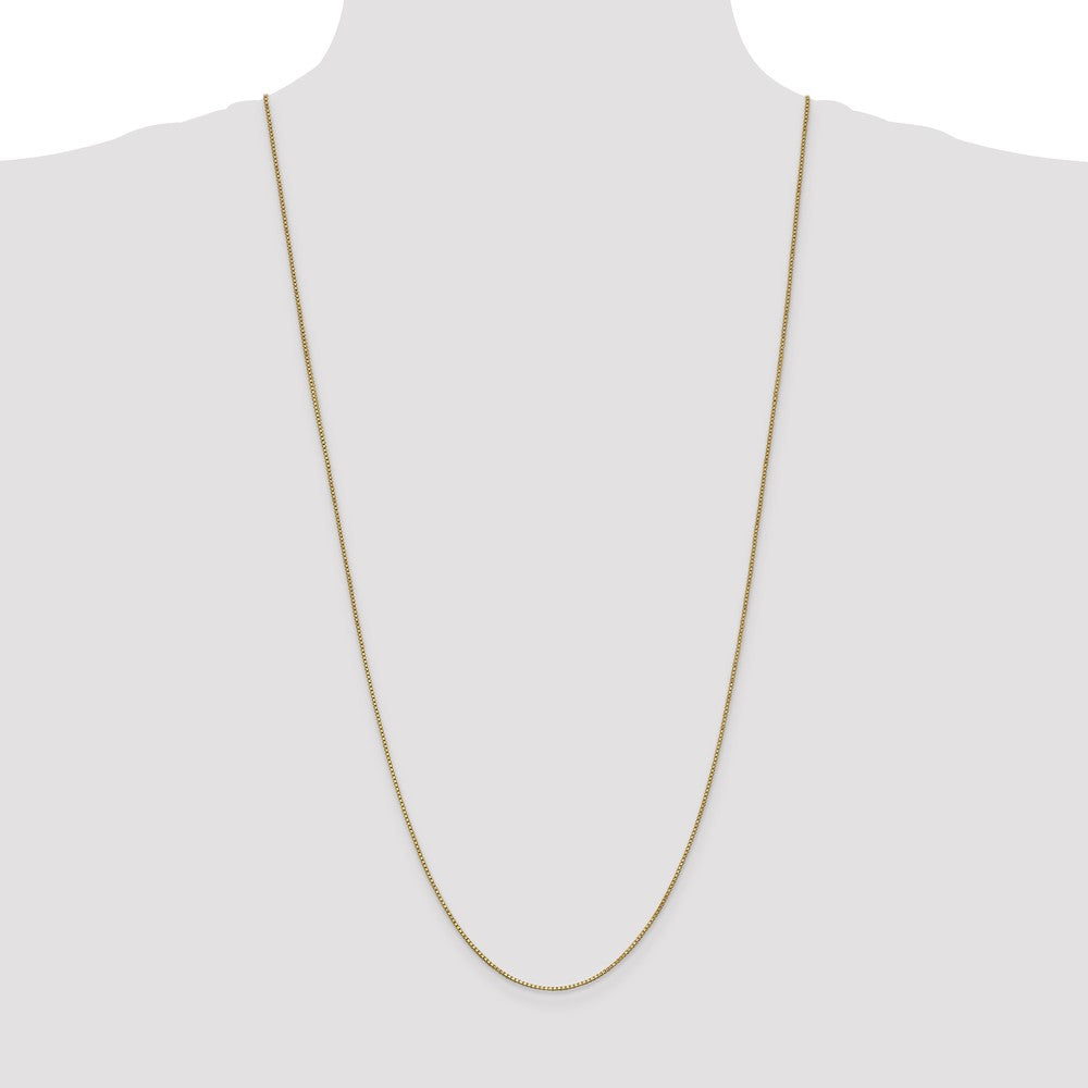 Shop Stylish 14K Gold 30-Inch Box Chain, 1mm with Lobster Clasp - Luxury Item
