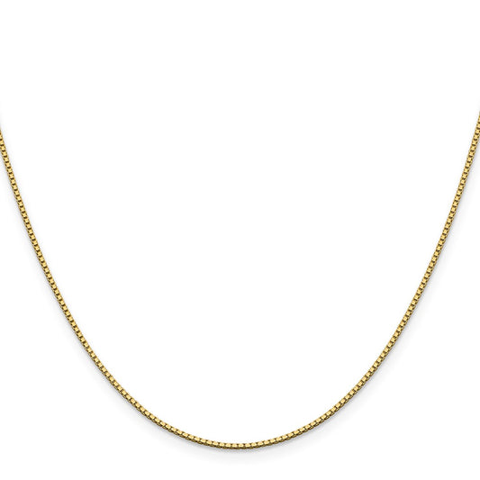 Buy Stylish 14K Gold 28-Inch Box Chain - 1.05mm, Luxury Lobster Clasp