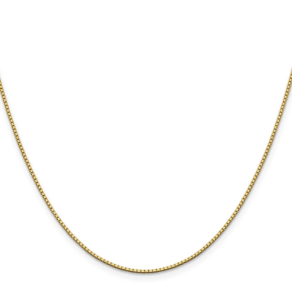 Shop Stylish 14K Gold 26-Inch Box Chain, 1.05mm, Luxury Lobster Clasp