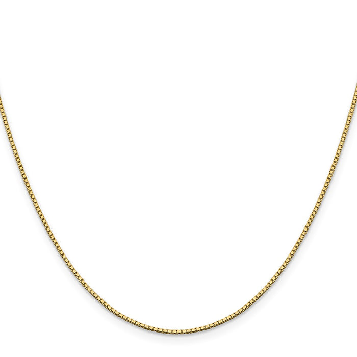 Shop Stylish 14K Gold 26-Inch Box Chain, 1.05mm, Luxury Lobster Clasp-2