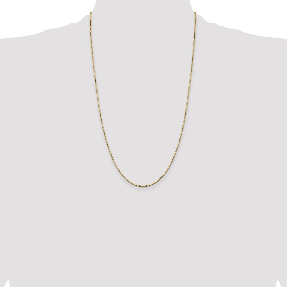 Shop Stylish 14K Gold 26-Inch Box Chain, 1.05mm, Luxury Lobster Clasp