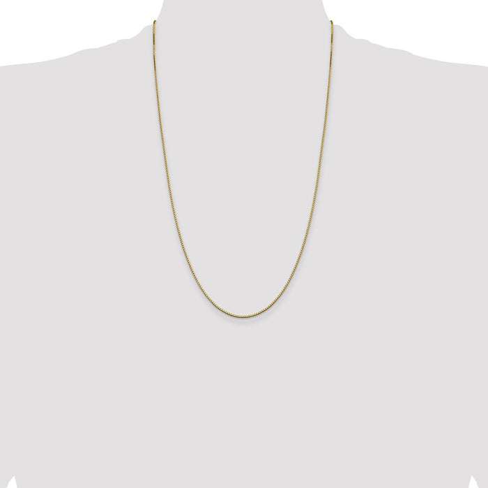 Shop Stylish 14K Gold 26-Inch Box Chain, 1.05mm, Luxury Lobster Clasp-4