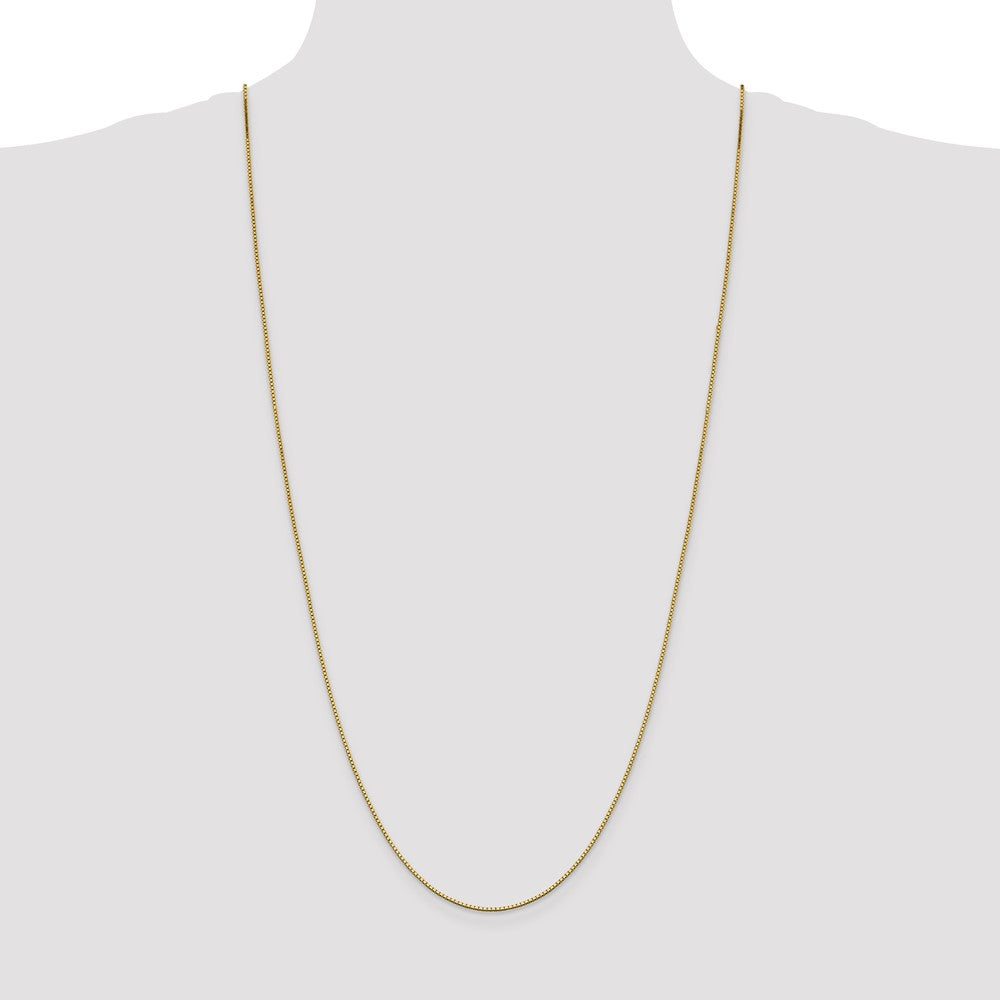 Shop Exclusive 14K Gold 30-Inch 1.05mm Box Chain - Stylish & Affordable!