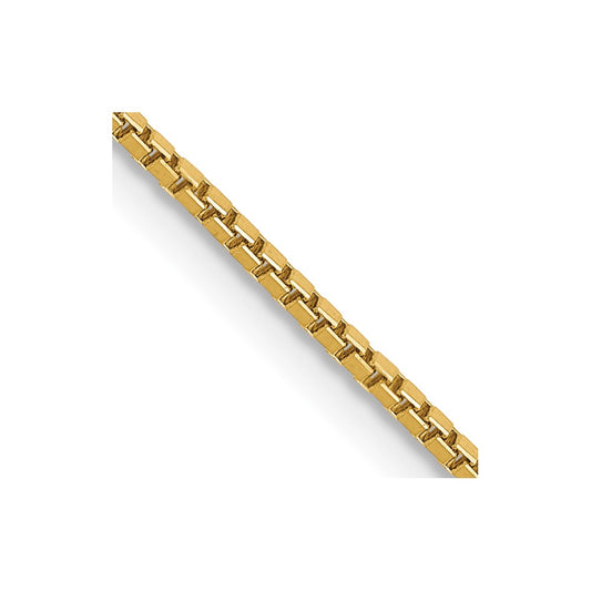 Buy Stylish 14K Gold 28-Inch Box Chain - 1.05mm, Luxury Lobster Clasp
