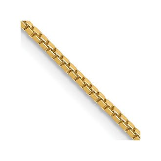 Exclusive 14K Gold 18-Inch 1.1mm Box Chain with Lobster Clasp - Stylish Value