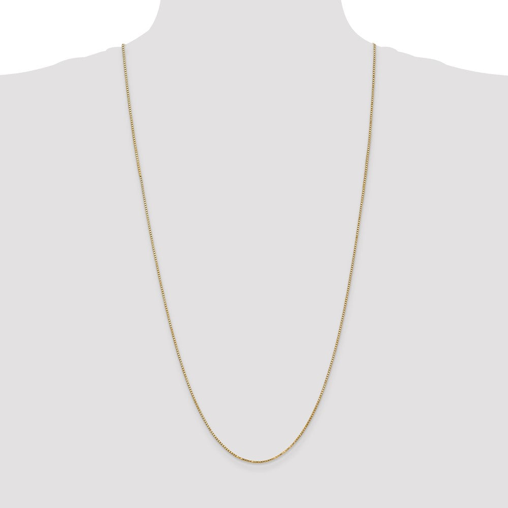 Shop Exclusive 30-Inch 14K Gold Box Chain - Stylish 1.4mm Lobster Clasp