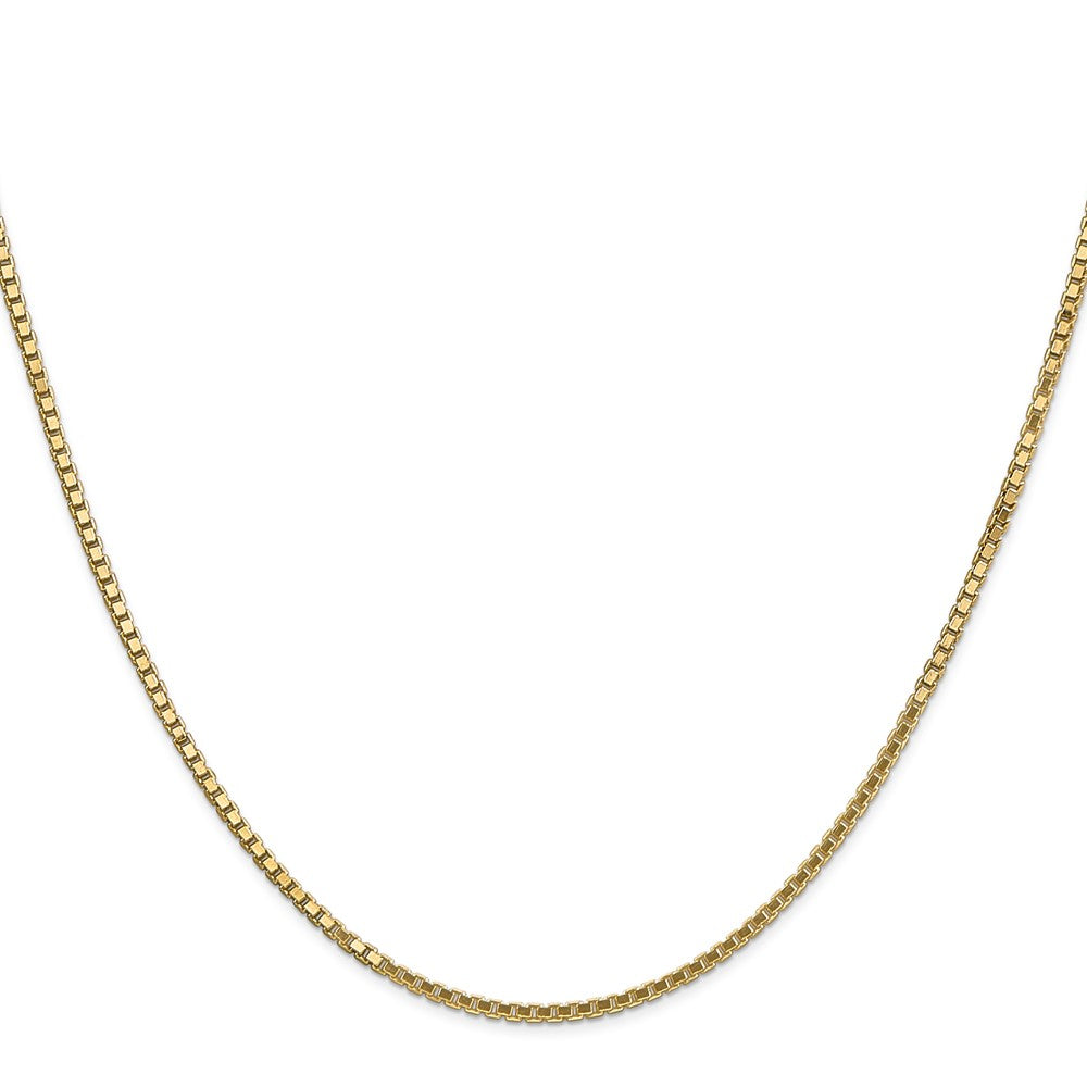 Shop Exclusive 14K Gold 16-Inch 1.5mm Box Chain - Stylish Lobster Clasp
