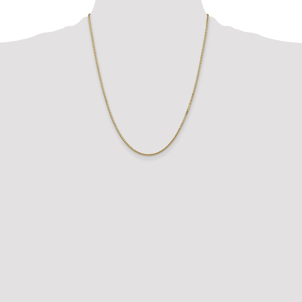 Buy Stylish 22-Inch 1.5mm 14K Gold Box Chain with Lobster Clasp - Luxury Value