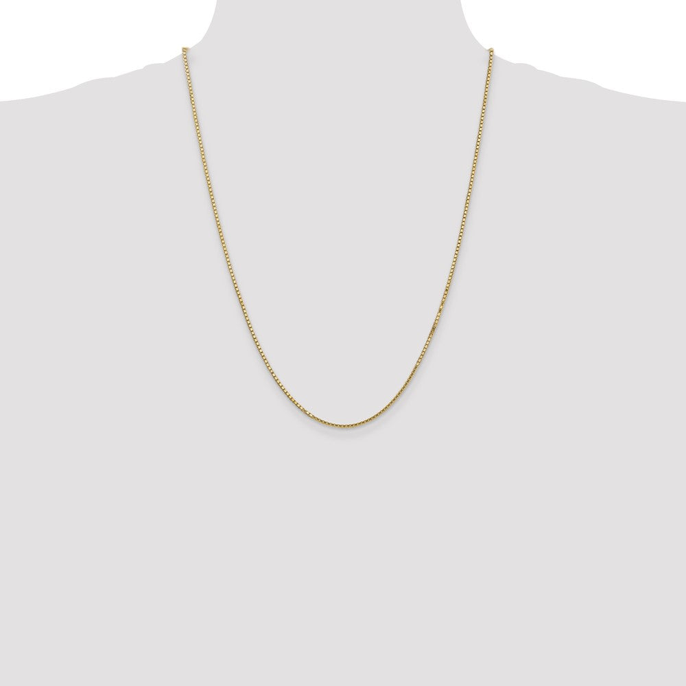 Shop Stylish 14K Gold 24-Inch Box Chain - 1.5mm, Perfect Value Accessory!