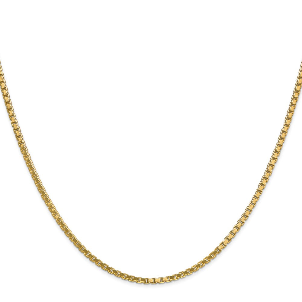 Shop Stylish 14K Gold 20-Inch Box Chain - 1.9mm, Lobster Clasp, Affordable Luxury