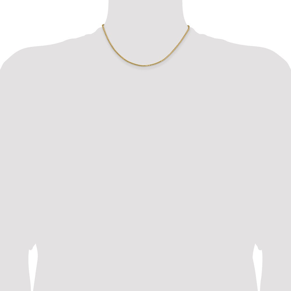 Shop Stylish 14K Gold 16-Inch Box Chain, 1.9mm - Luxury with Lobster Clasp