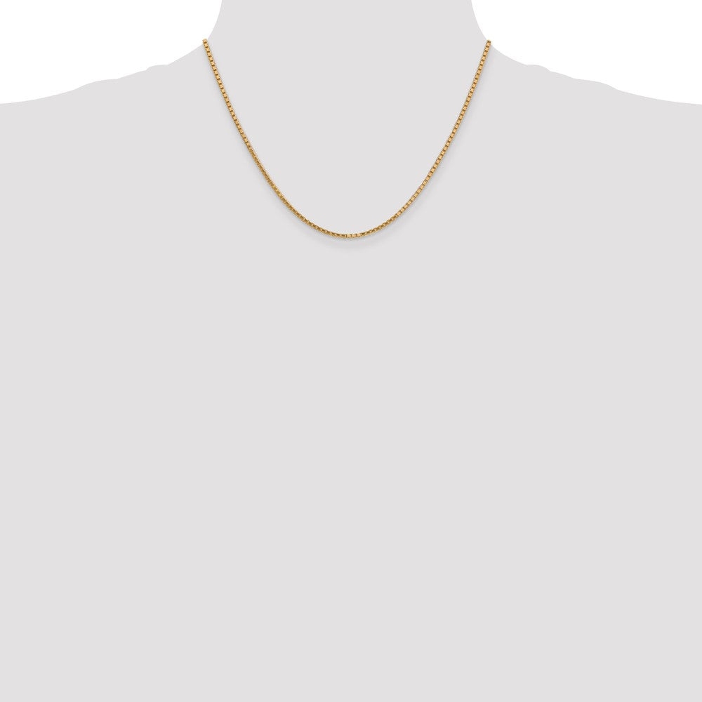 Buy 14K Gold 18-Inch Box Chain 1.9mm - Stylish & Affordable Luxury Jewelry