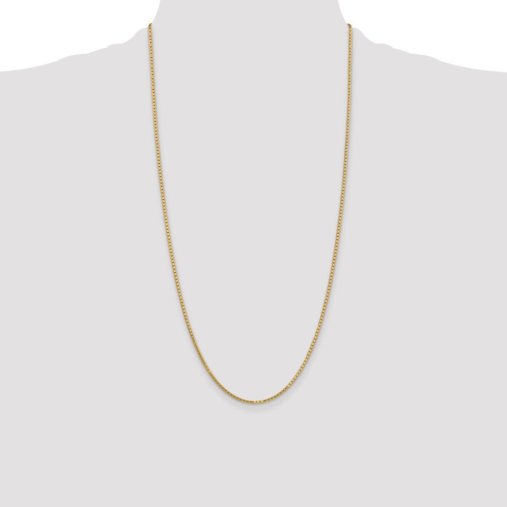 Buy 14K Gold 28-Inch Box Chain, 1.9mm - Stylish & Affordable Jewelry!