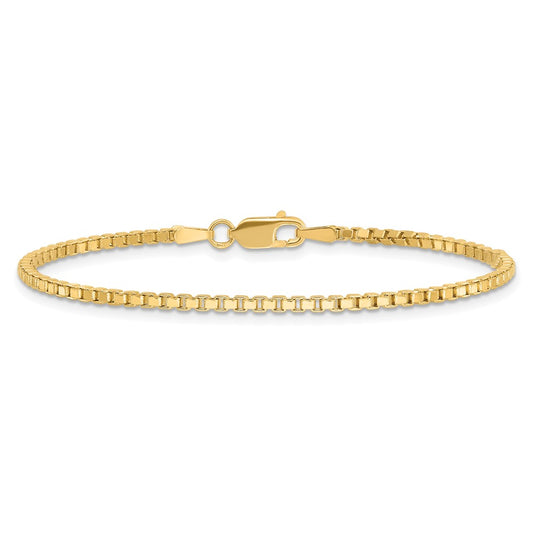 Buy Stylish 14K Gold 1.9mm Box Chain Necklace - Affordable Luxury Jewelry