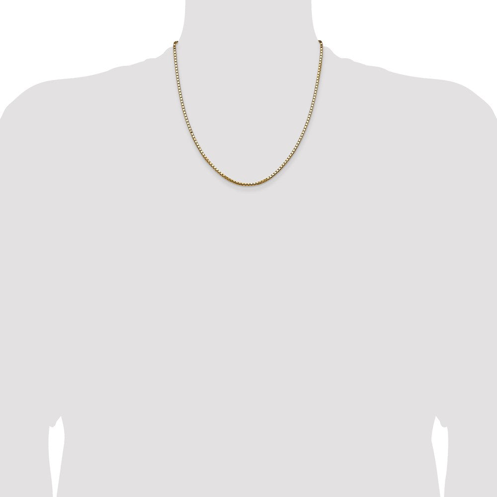 Buy Stylish 20-Inch 14K Gold Box Chain - 2.5mm, Affordable Luxury Jewelry