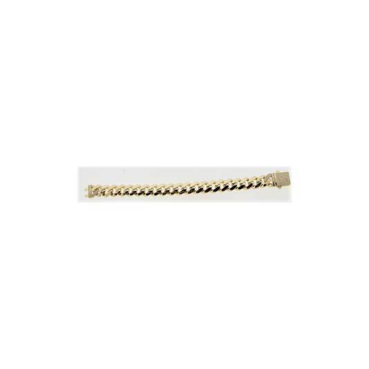 Buy Stylish 14K Gold Monaco Bracelet BR011 | .85mm, Sparkling Zirconia, Luxury