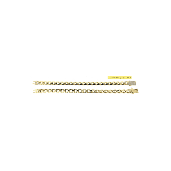 Buy Exclusive 14K Gold Monaco 11MM RDC Chain Bracelet with CZ Lock - Stylish Value-1